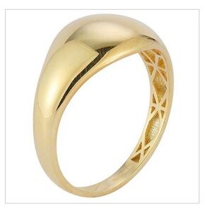 14 karat gold signet ring, size 8